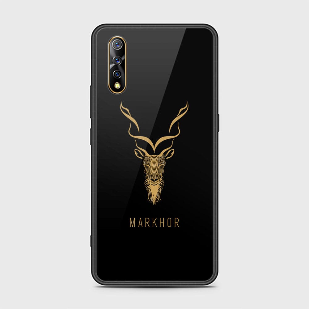 Vivo S1 Cover - Markhor Series - D25 - HQ Ultra Shine Premium Infinity Glass Soft Silicon Borders Case ( Fast Delivery )