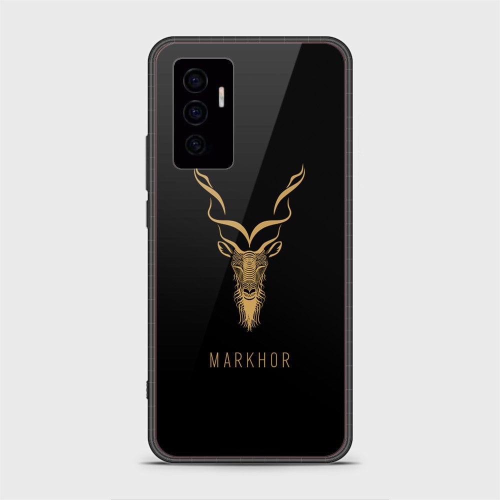 Vivo V23e Cover - Markhor Series - D13 - HQ Ultra Shine Premium Infinity Glass Soft Silicon Borders Case ( Fast Delivery )
