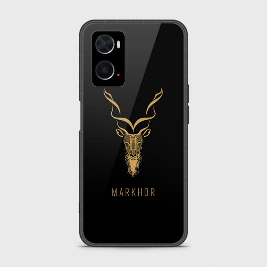 Oppo A76 Cover - Markhor Series - D22 - HQ Ultra Shine Premium Infinity Glass Soft Silicon Borders Case ( Fast Delivery )