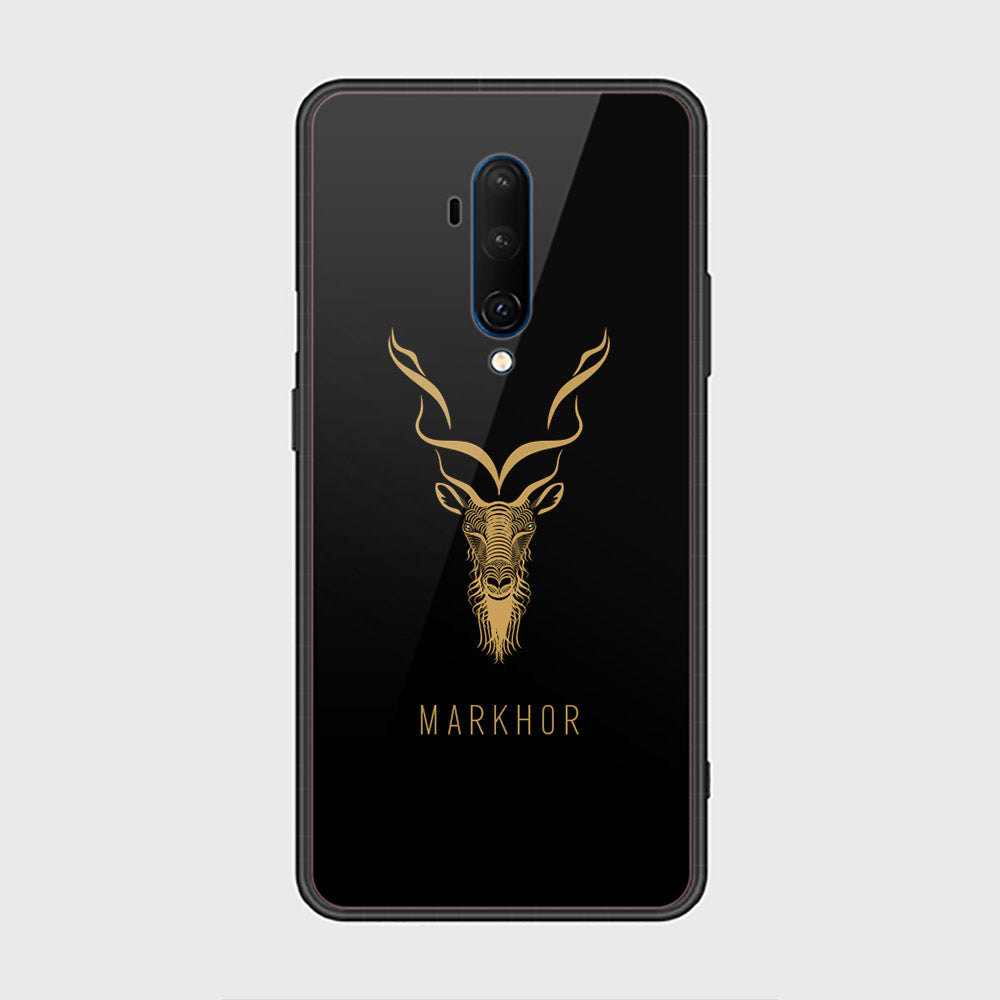 OnePlus 7T Pro Cover - Markhor Series - D10 - HQ Ultra Shine Premium Infinity Glass Soft Silicon Borders Case ( Fast Delivery )