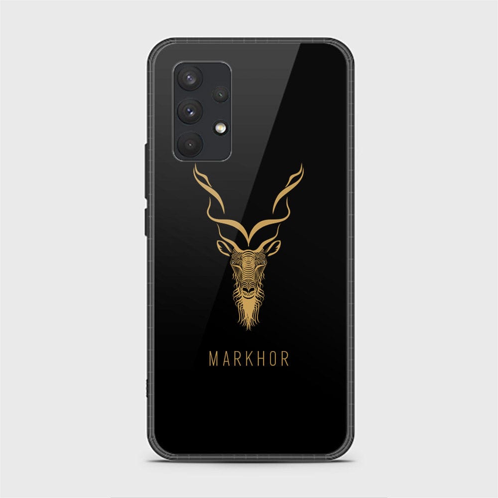 Samsung Galaxy A32 Cover - Markhor Series - HQ Ultra Shine Premium Infinity Glass Soft Silicon Borders Case ( Fast Delivery )