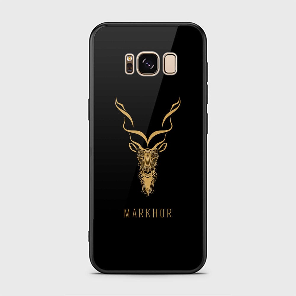 Samsung Galaxy S8 Plus Cover - Markhor Series - D29 - HQ Ultra Shine Premium Infinity Glass Soft Silicon Borders Case (  Fast Delivery )