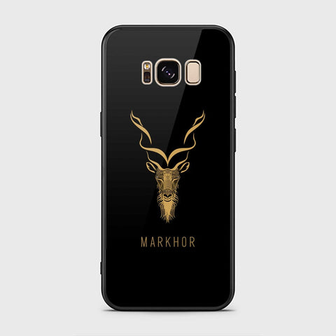 Samsung Galaxy S8 Plus Cover - Markhor Series - D29 - HQ Ultra Shine Premium Infinity Glass Soft Silicon Borders Case (  Fast Delivery )