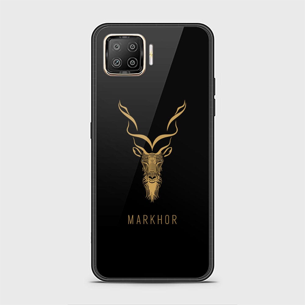 Oppo F17 Cover - Markhor Series - D22 - HQ Ultra Shine Premium Infinity Glass Soft Silicon Borders Case ( Fast Delivery )