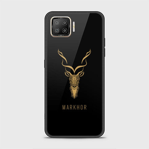 Oppo F17 Cover - Markhor Series - D22 - HQ Ultra Shine Premium Infinity Glass Soft Silicon Borders Case ( Fast Delivery )