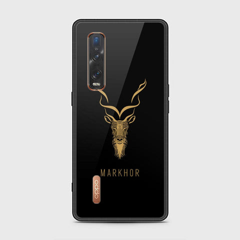 Oppo Find X2 Pro Cover - Markhor Series - HQ Ultra Shine Premium Infinity Glass Soft Silicon Borders Case (Fast Delivery)