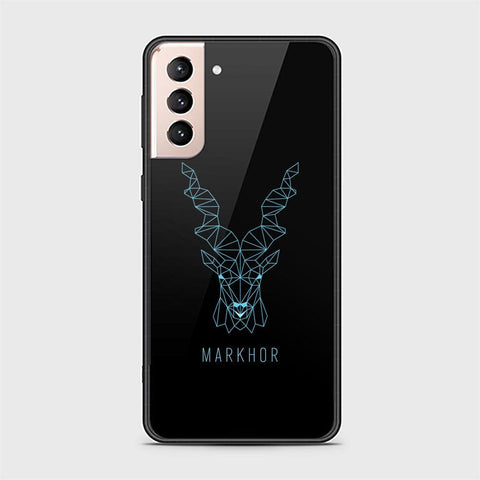 Samsung Galaxy S21 Plus 5G Cover - Markhor Series - D45  - HQ Ultra Shine Premium Infinity Glass Soft Silicon Borders Case ( Fast Delivery )