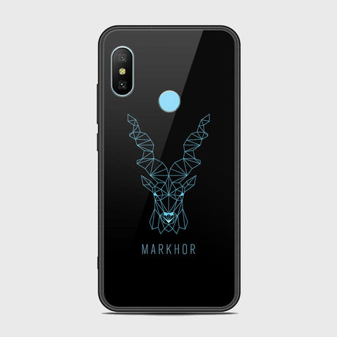 Xiaomi Redmi Note 6 Cover - Markhor Series - HQ Ultra Shine Premium Infinity Glass Soft Silicon Borders Case