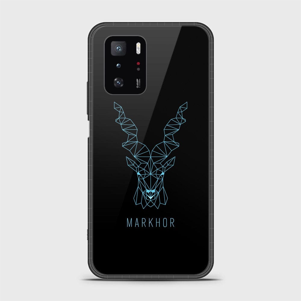 Xiaomi Poco X3 Pro GT Cover - Design 55 - Markhor Series - HQ Ultra Shine Premium Infinity Glass Soft Silicon Borders Case (Fast Delivery)