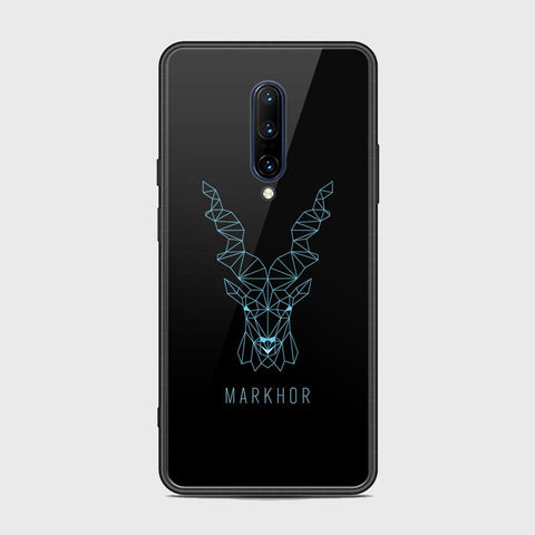 OnePlus 7 Pro Cover - Markhor Series - D23 - HQ Ultra Shine Premium Infinity Glass Soft Silicon Borders Case ( Fast Delivery ) (SU)