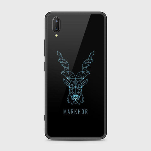 Vivo V11 Cover - Markhor Series - HQ Ultra Shine Premium Infinity Glass Soft Silicon Borders Case