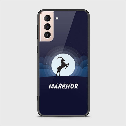Samsung Galaxy S21 Plus 5G Cover - Markhor Series - HQ Ultra Shine Premium Infinity Glass Soft Silicon Borders Case (Fast Delivery)