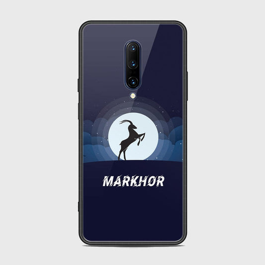OnePlus 7 Pro Cover - Markhor Series - D31 - HQ Ultra Shine Premium Infinity Glass Soft Silicon Borders Case ( Fast Delivery )
