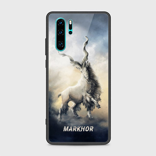Huawei P30 Pro Cover - Markhor Series - D38 - HQ Ultra Shine Premium Infinity Glass Soft Silicon Borders Case ( Fast Delivery )