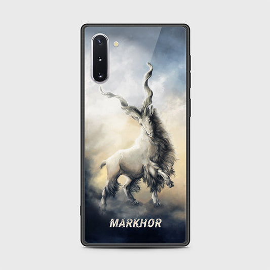 Samsung Galaxy Note 10 Cover - Markhor Series - D7 -HQ Ultra Shine Premium Infinity Glass Soft Silicon Borders Case ( Fast Delivery )