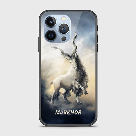 iPhone 13 Pro Cover - Markhor Series - D40 - HQ Ultra Shine Premium Infinity Glass Soft Silicon Borders Case ( Fast Delivery )