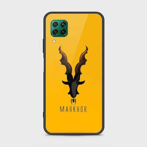 Huawei Nova 7i Cover - Markhor Series - D14 - HQ Ultra Shine Premium Infinity Glass Soft Silicon Borders Case ( Fast Delivery)