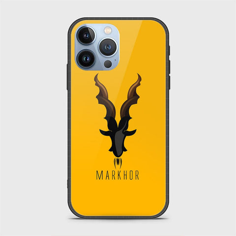 iPhone 13 Pro Max Cover - Markhor Series - D7 - HQ Ultra Shine Premium Infinity Glass Soft Silicon Borders Case ( Fast Delivery )