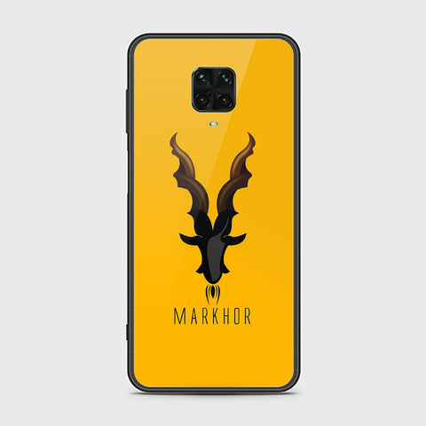 Xiaomi Redmi Note 9S Cover - Markhor Series - D2 - HQ Ultra Shine Premium Infinity Glass Soft Silicon Borders Case ( Fast Delivery )