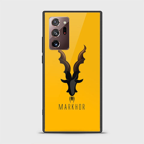 Samsung Galaxy Note 20 Ultra Cover - Markhor Series - HQ Ultra Shine Premium Infinity Glass Soft Silicon Borders Case ( Fast Delivery )