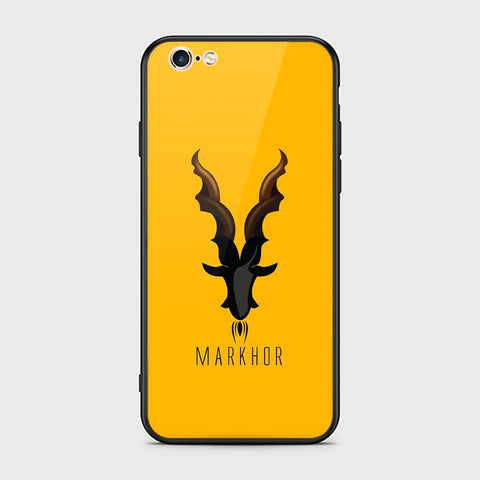 iPhone 6S / 6 Cover - Markhor Series - HQ Ultra Shine Premium Infinity Glass Soft Silicon Borders Case G56 (Fast Delivery)