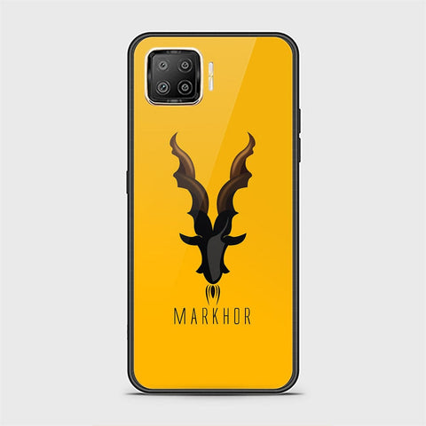 Oppo A73 Cover - Markhor Series - D50 - HQ Ultra Shine Premium Infinity Glass Soft Silicon Borders Case ( Fast Delivery )