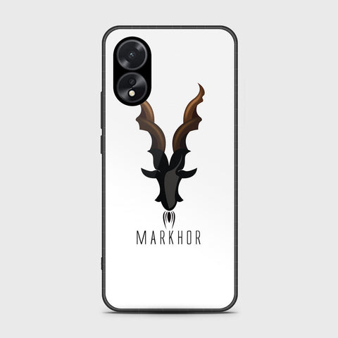 Oppo A38 Cover- Markhor Series - HQ Ultra Shine Premium Infinity Glass Soft Silicon Borders Case