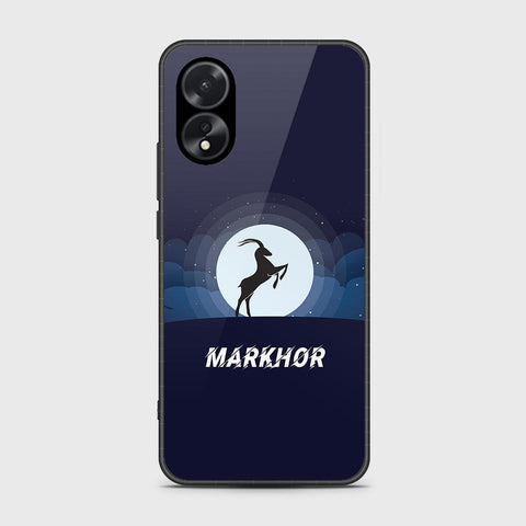 Oppo A18 Cover- Markhor Series - HQ Ultra Shine Premium Infinity Glass Soft Silicon Borders Case