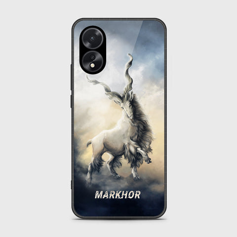 Oppo A38 Cover- Markhor Series - HQ Ultra Shine Premium Infinity Glass Soft Silicon Borders Case