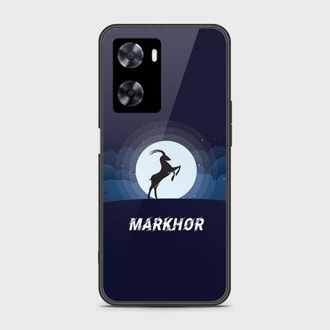 Oppo A77s Cover - Markhor Series - HQ Ultra Shine Premium Infinity Glass Soft Silicon Borders Case (Fast Delivery) (SU)