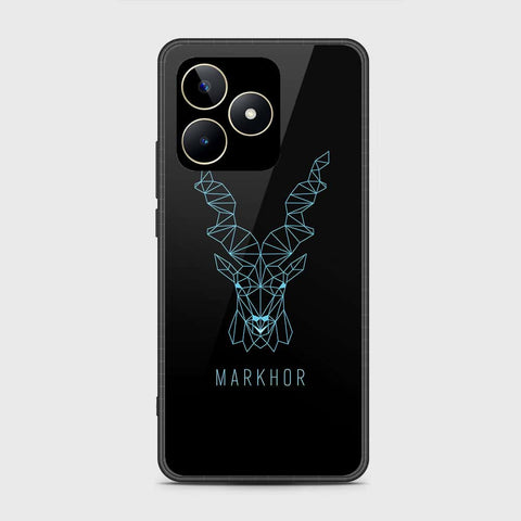 Realme C51 Cover- Markhor Series - HQ Ultra Shine Premium Infinity Glass Soft Silicon Borders Case