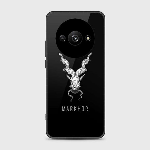 Xiaomi Redmi A3x Cover- Markhor Series - HQ Ultra Shine Premium Infinity Glass Soft Silicon Borders Case