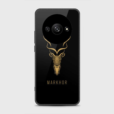 Xiaomi Redmi A3x Cover- Markhor Series - HQ Ultra Shine Premium Infinity Glass Soft Silicon Borders Case
