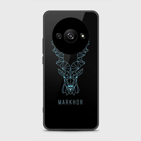 Xiaomi Redmi A3x Cover- Markhor Series - HQ Ultra Shine Premium Infinity Glass Soft Silicon Borders Case
