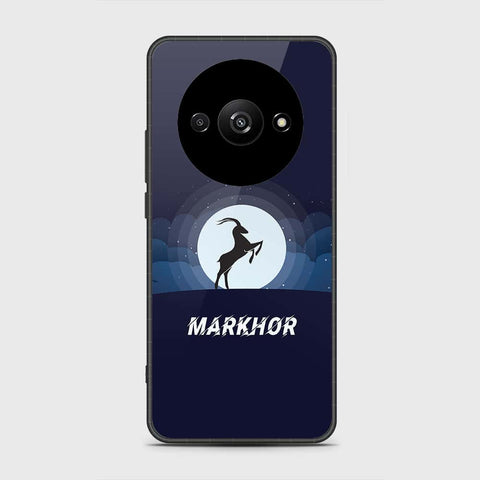 Xiaomi Redmi A3x Cover- Markhor Series - HQ Ultra Shine Premium Infinity Glass Soft Silicon Borders Case