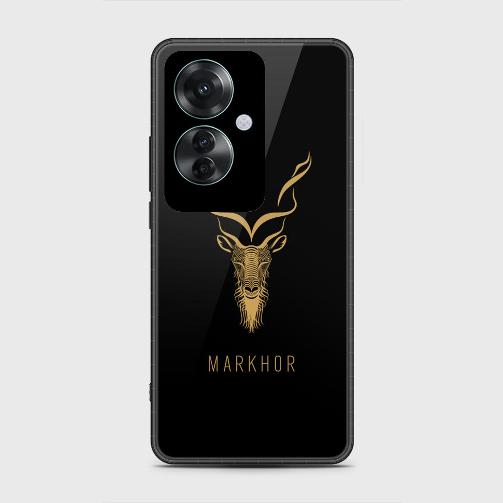 Oppo Reno 11F 5G Cover- Markhor Series - HQ Ultra Shine Premium Infinity Glass Soft Silicon Borders Case (Fast Delivery)