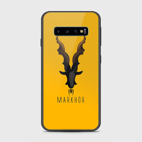 Samsung Galaxy S10 5G Cover- Markhor Series - HQ Ultra Shine Premium Infinity Glass Soft Silicon Borders Case (Fast Delivery)