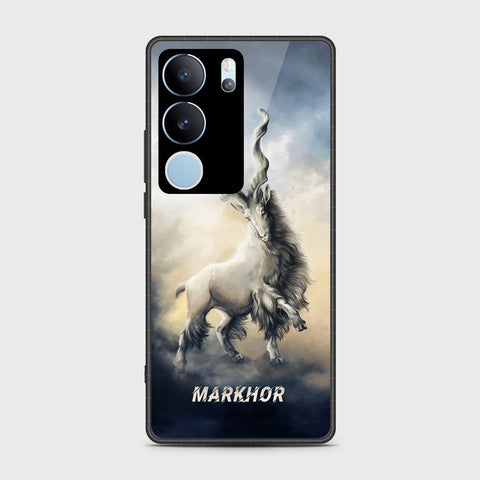 Vivo V29 Cover- Markhor Series - HQ Ultra Shine Premium Infinity Glass Soft Silicon Borders Case (Fast Delivery)