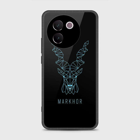 Vivo V30e Cover- Markhor Series - HQ Ultra Shine Premium Infinity Glass Soft Silicon Borders Case