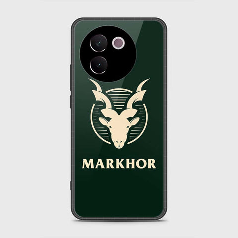 Vivo V30e Cover- Markhor Series - HQ Ultra Shine Premium Infinity Glass Soft Silicon Borders Case