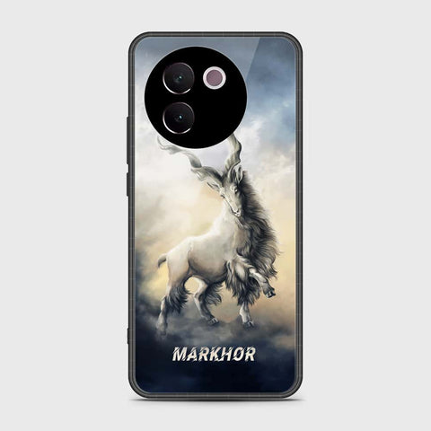 Vivo V30e Cover- Markhor Series - HQ Ultra Shine Premium Infinity Glass Soft Silicon Borders Case