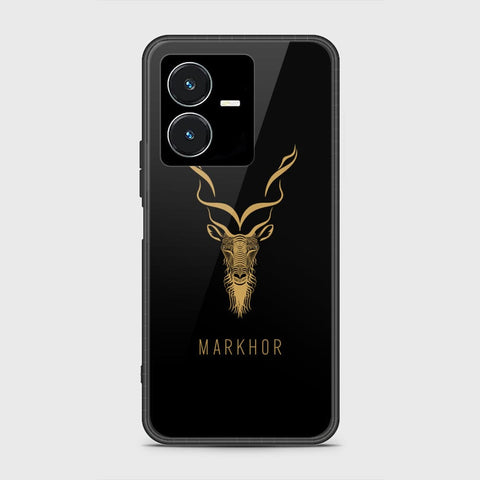 Vivo Y22s Cover- Markhor Series - HQ Ultra Shine Premium Infinity Glass Soft Silicon Borders Case (Fast Delivery)