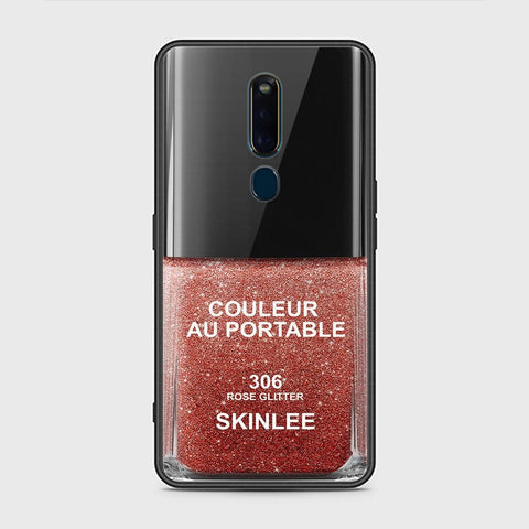 Oppo F11 Pro Cover - Couleur Au Portable Series - D387 - HQ Ultra Shine Premium Infinity Glass Soft Silicon Borders Case ( Fast Delivery )