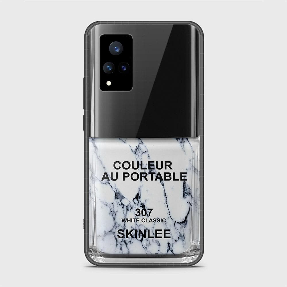 Vivo V21 Cover - Couleur Au Portable Series Series - D323 - HQ Ultra Shine Premium Infinity Glass Soft Silicon Borders Case ( Fast Delivery )