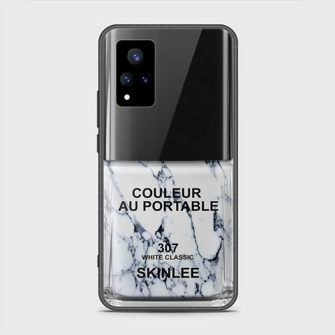 Vivo V21 Cover - Couleur Au Portable Series Series - D323 - HQ Ultra Shine Premium Infinity Glass Soft Silicon Borders Case ( Fast Delivery )
