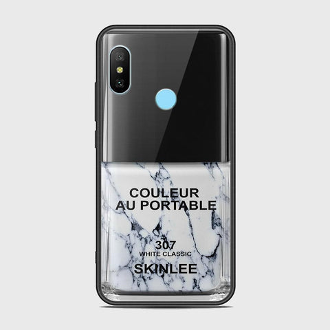 Xiaomi Redmi Note 6 Cover - Couleur Au Portable Series - HQ Ultra Shine Premium Infinity Glass Soft Silicon Borders Case