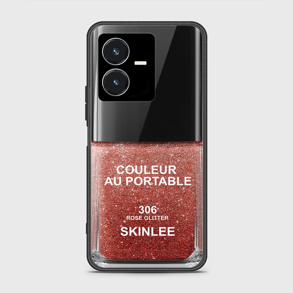 Vivo Y22s Cover- Couleur Au Portable Series - HQ Ultra Shine Premium Infinity Glass Soft Silicon Borders Case (Fast Delivery)