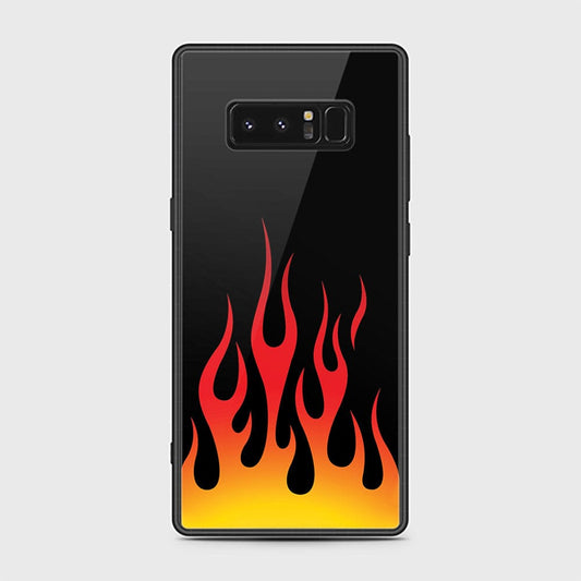 Samsung Galaxy Note 8 Cover - Stellar Series - HQ Ultra Shine Premium Infinity Glass Soft Silicon Borders Case (Fast Delivery)