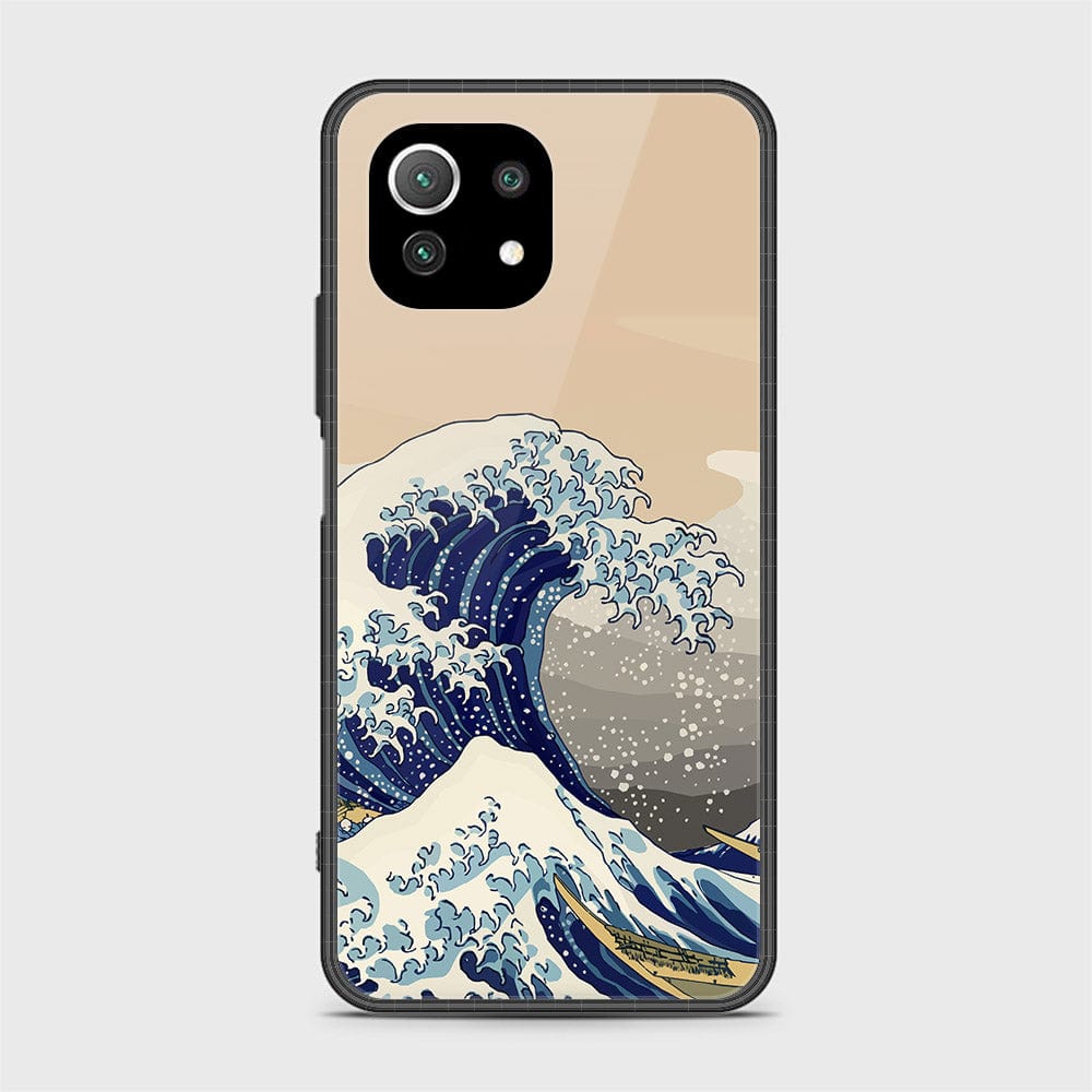 Xiaomi Mi 11 Lite Cover - Stellar Series - D12 - HQ Ultra Shine Premium Infinity Glass Soft Silicon Borders Case ( Fast Delivery )