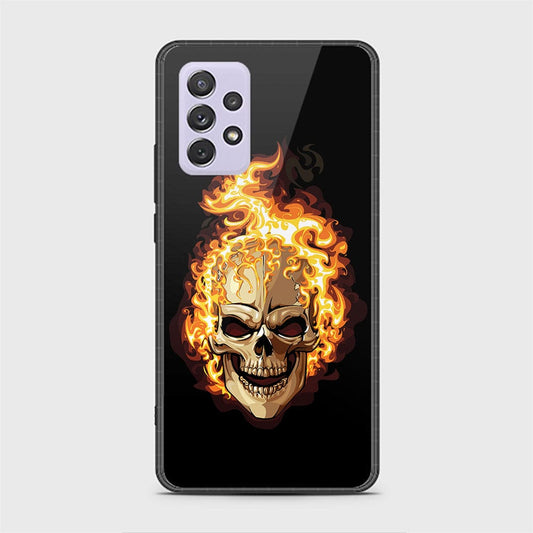 Samsung Galaxy A72 Cover - Stellar Series - D1 - HQ Ultra Shine Premium Infinity Glass Soft Silicon Borders Case ( Fast Delivery )